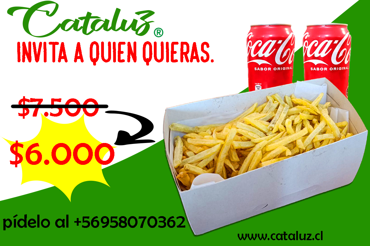 CataluzPizza's tweet photo. ¡Amigos y papas fritas hacen la combinación perfecta! 🍟🤩 ¿Quién quiere unirse a la fiesta de las papas fritas? etiqueta a ese amigo o amiga con quien compartirías un delicioso momento. ¡Vamos a disfrutar de la vida con el mejor snack por solamente $6.000! https://t.co/N8V6ymt7yR