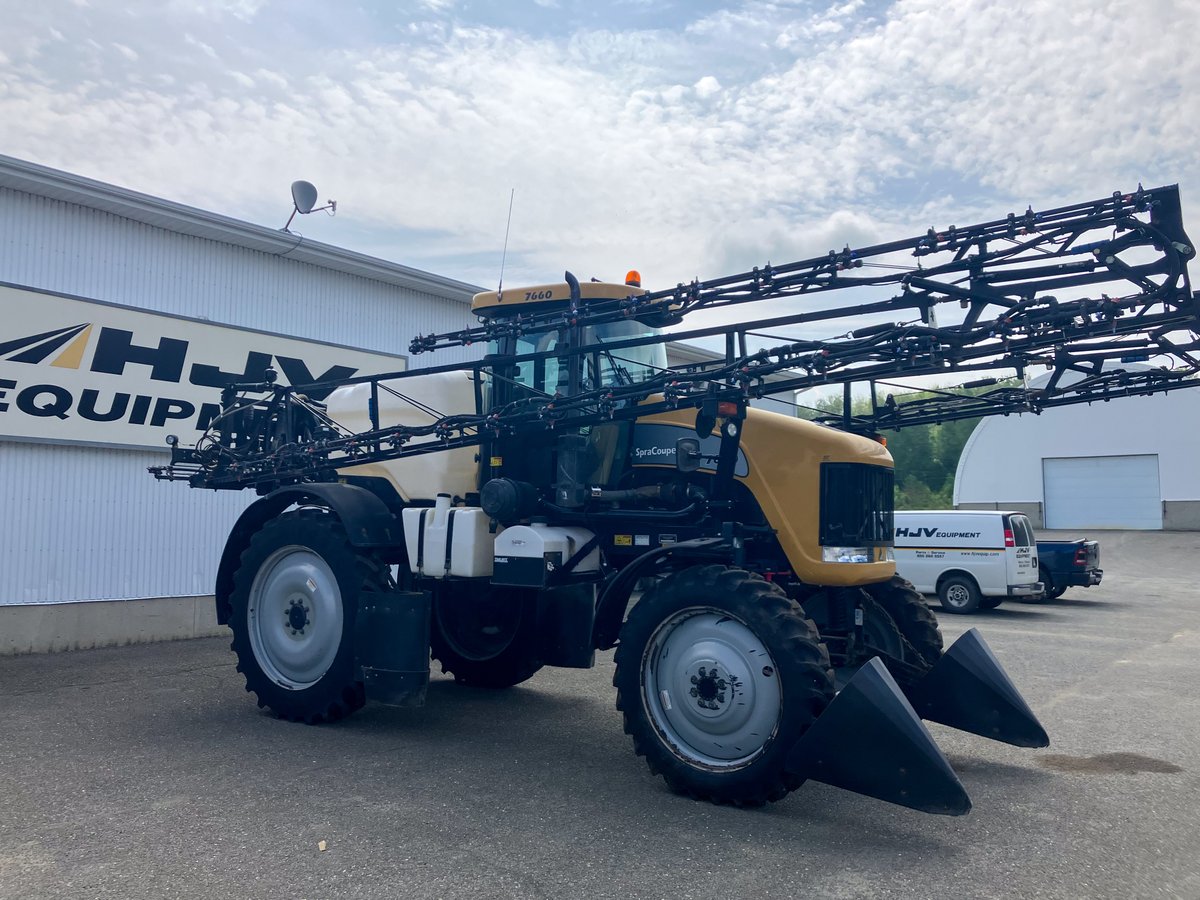 This week's #TradeTuesday feature is the 2013 #SPRACOUPE 7660

💧 750 Gallon Poly Tank
💪 90' Boom, 20' Spacing
🎯 Capstan
🎛️ #Raven Viper Pro
⚙️ Hydraulic Tread Adjust
🛞 Brand-New Tires

Call Marc Zwanevald at our Grand Falls location for pricing 506-479-6327!