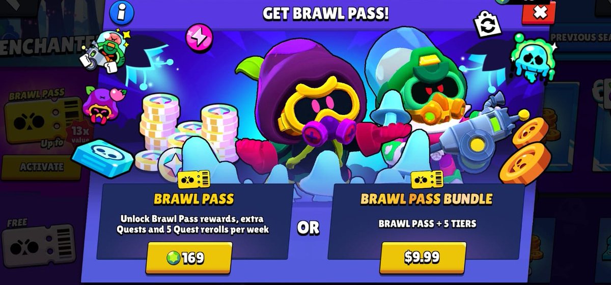 RenaxGG's tweet image. SORTEO x8 | #BRAWLPASS
(80usd vía PayPal) 

*Requisitos*

-Seguir a:
@Doritos_BS 
@AlonsoBS_ 
@Loko_TronCs 
@RenaxGG 

Dar❤️&amp;amp; 🔃

Etiquetar a 2 Bots🤖

Fecha Ganadores: 31/07