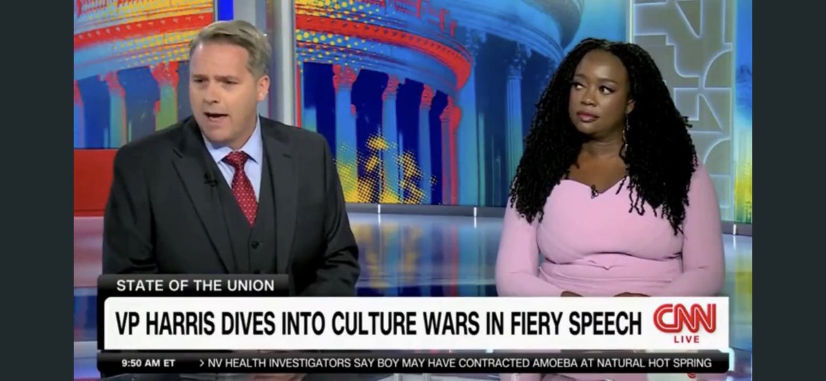 It’s pretty bad when CNN says the VP is lying

CNN's Scott Jennings Slams Kamala Harris for 'Fabricated' Outrage Over Florida's Updated Curriculum on Slavery

They can’t stand anymore of her lies either! 

Good. 

Finally maybe #CNN will stop being an arm of the DNC

