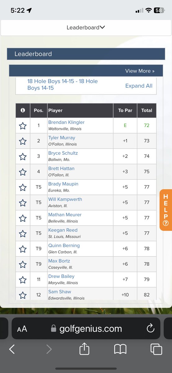 Brendan_K3's tweet photo. Finally broke through for my first big W today! I had a great day at Far Oaks with a score of 72! Glad to get the W, but must keep improving for the school season! @GatewayPGA https://t.co/rPbgNBCZv1