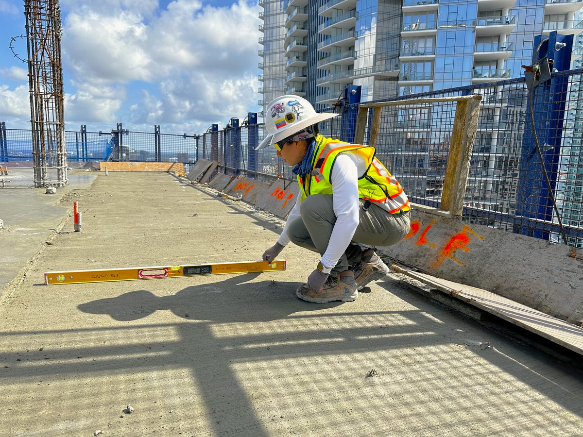 Our Tribco crews complete Quality Control checks at every stage of #construction. We strive to deliver the best possible product to our clients, and completing checks, like this, is one way we can do just that!