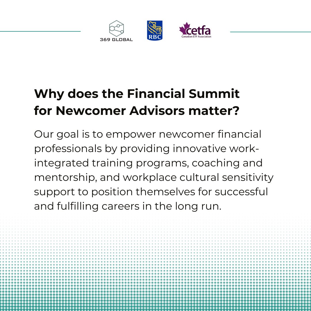 Our line up of special guest speakers is heating up! 🔥🔥🔥 Join us at the first-of-it’s-kind 2023 Financial Summit for Newcomer Advisors on Thursday, July 27th from 1-6 PM ET to hear from them!

Register now: newcomerfinancialsummit.ca