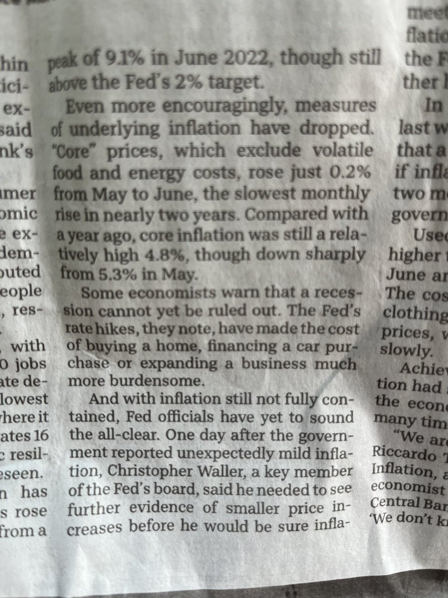 You just can’t make this up <a href="/Judianna/">Judianna</a> I ask you what is more “core” than food and energy? They’re doing their best to say we’re not headed for a recession. This is about the Fed Reserve raising interest rates again.