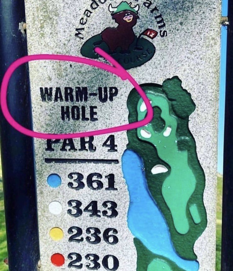 PGATUOR's tweet image. Thoughts on a Warm-Up hole?