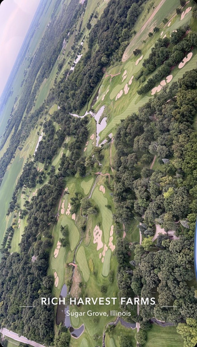 Cool view from above taken by an employee in a plane