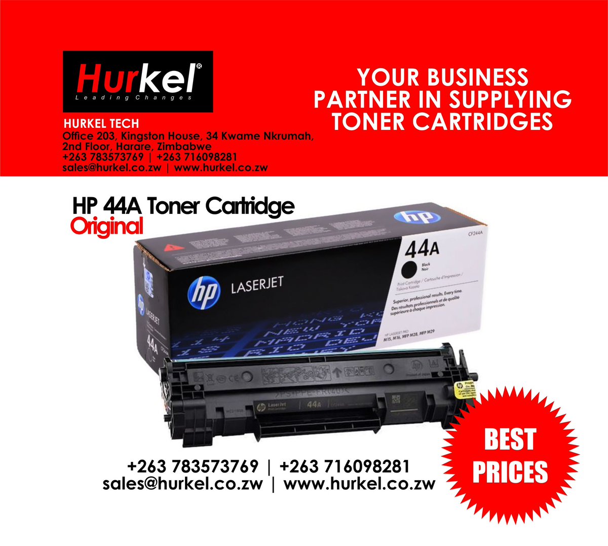 Hp 44A in stock. Only at Hurkel Tech