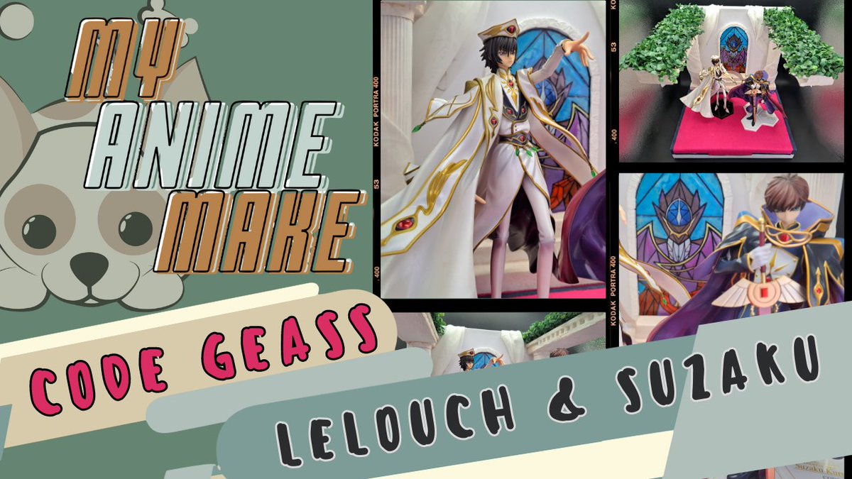 New video is up! This time we'll make a huge diorama for Lelouch and Suzaku from Code Geass.

Don't miss it 😃

youtu.be/kNeA81s4nQU

#codegeass #lelouch #suzakuKururugi #diorama #diyアニメ