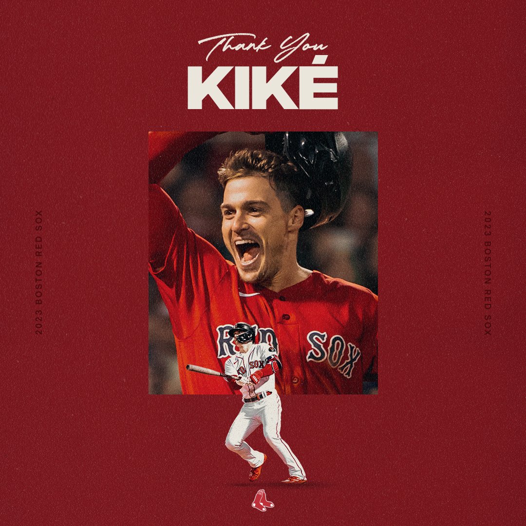 From your dominance in the 2021 postseason to your veteran leadership in the clubhouse, thank you, Kiké.