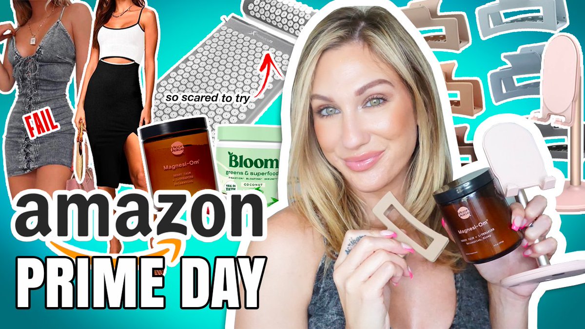 EVERYTHING I BOUGHT ON AMAZON PRIME DAY! // PRIME DAY HAUL 2023 https://t.co/q8ve9L05FS via @YouTube #primedayhaul #amazonprime https://t.co/kYqctPZBhe