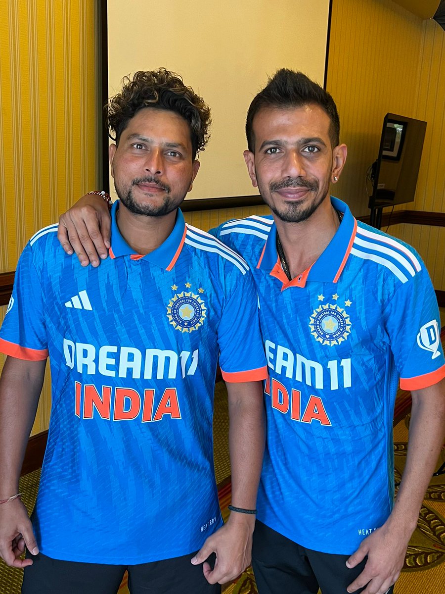 BCCI's tweet photo. Don't we just love this duo! ☺️ 🤝

#TeamIndia | #WIvIND https://t.co/7LDGd9PYvh