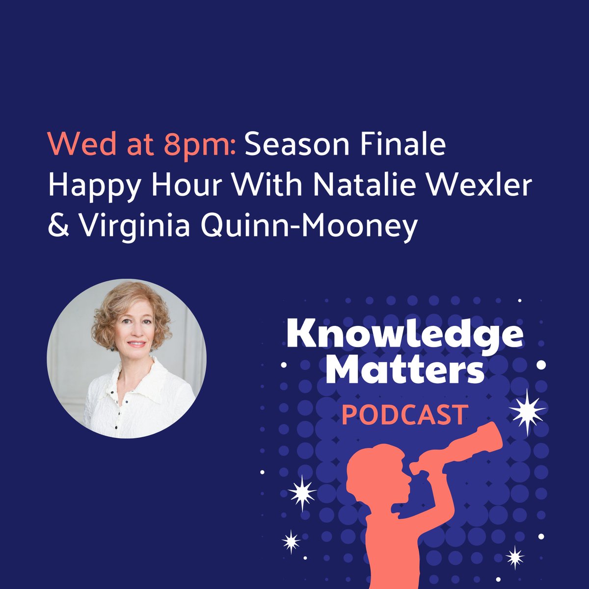 Tomorrow is the season finale of our Podcast!

Tune in, then spend your evening with <a href="/natwexler/">Natalie Wexler</a> @mrsquinnmooney reflecting on the season's insights!    

8pm EST Wednesday evening, don't miss it:  us06web.zoom.us/meeting/regist…