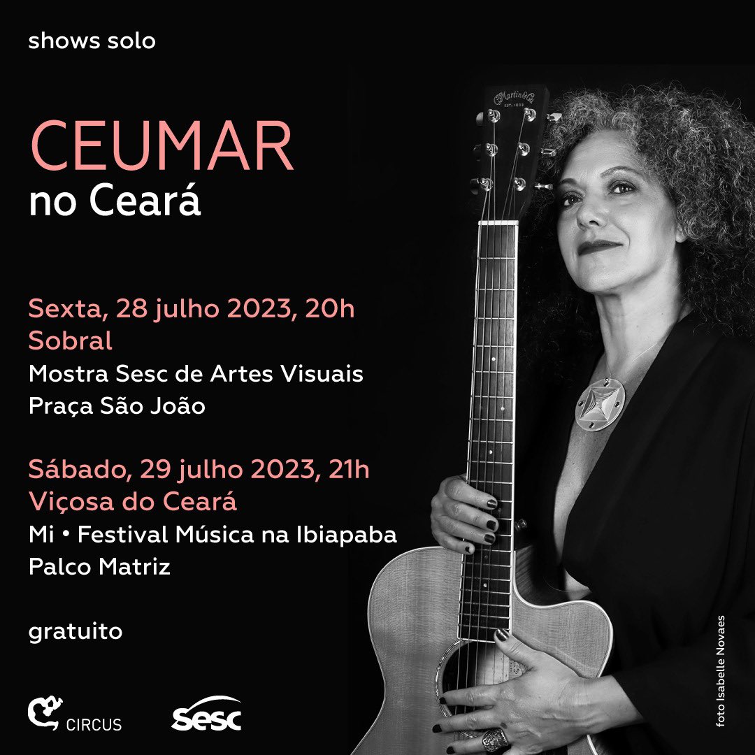 gutoruocco's tweet photo. PESSOAL DO CEARÁ 
Meu corpo, minha embalagem,todo gasto na viagem. Venham, avisem os amigos de Sobral e Viçosa do Ceará.

@circusproducao @SescCe https://t.co/aFoY3ncc11
