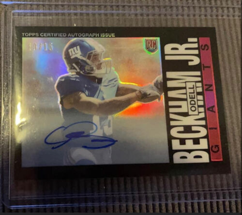 2014 Odell Beckham Jr Topps Chrome MINI 1985 Refractor RC Auto 10/15 Autograph #ad #thehobby https://t.co/VdLljYE4Xa https://t.co/s85bzFKNOb