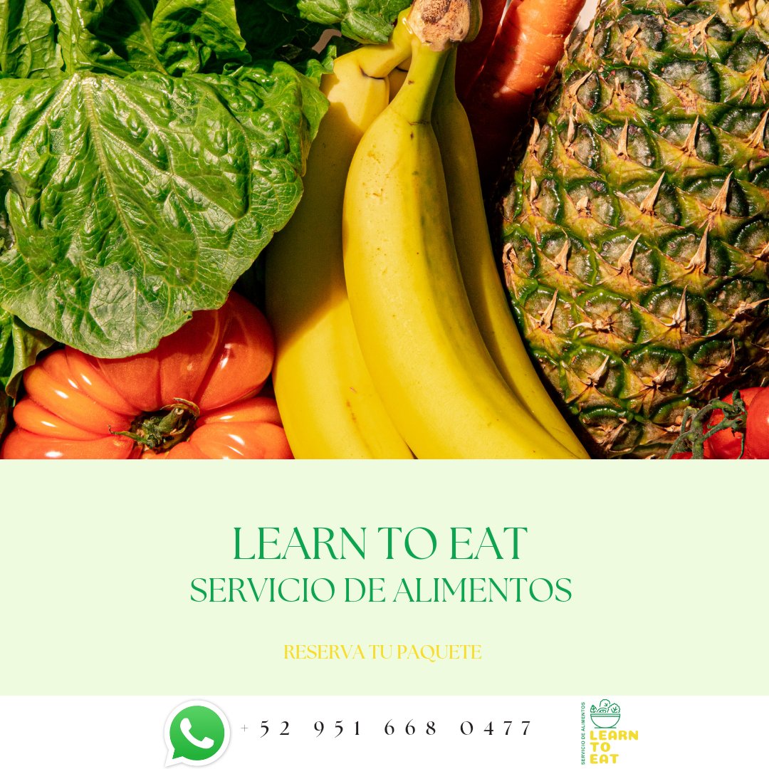 learntoeatoax's tweet photo. 📣 RECUERDA incluir frutas y verduras en tu alimentación diaria y disfrutar de una Vida Saludable. 
Manejamos planes de alimentos que se adaptan a tus objetivos, gustos y necesidades, todos elaborados por nuestra nutrióloga.

Para más información envía WhatsApp 
📱(951) 668 0477 https://t.co/uCeuaisp3p