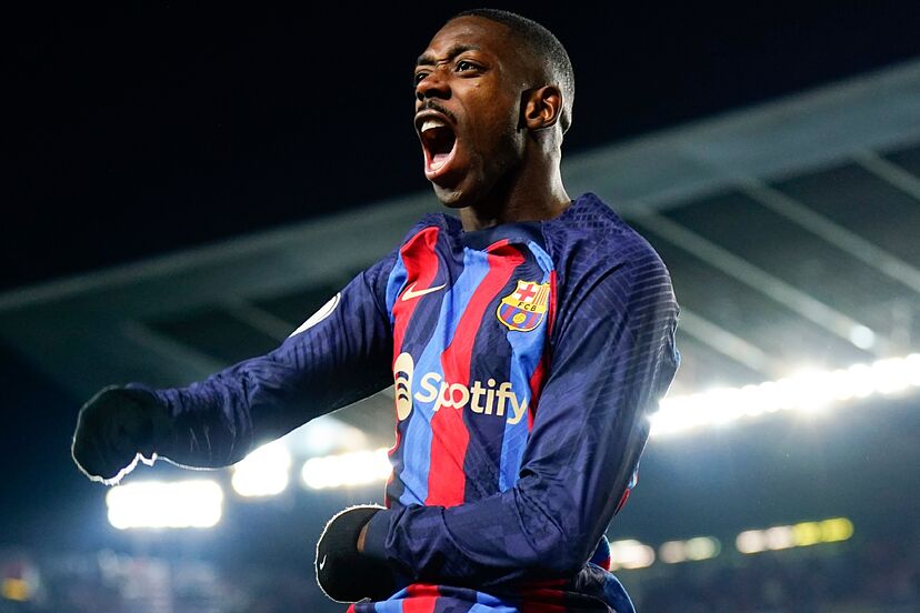GxldChristensen's tweet photo. OJO AL DATO: Ousmane Dembélé ya tiene más ligas españolas (3) que el Todopoderoso Cristiano Ronaldo en toda su carrera (2). https://t.co/y4CJJtpe01