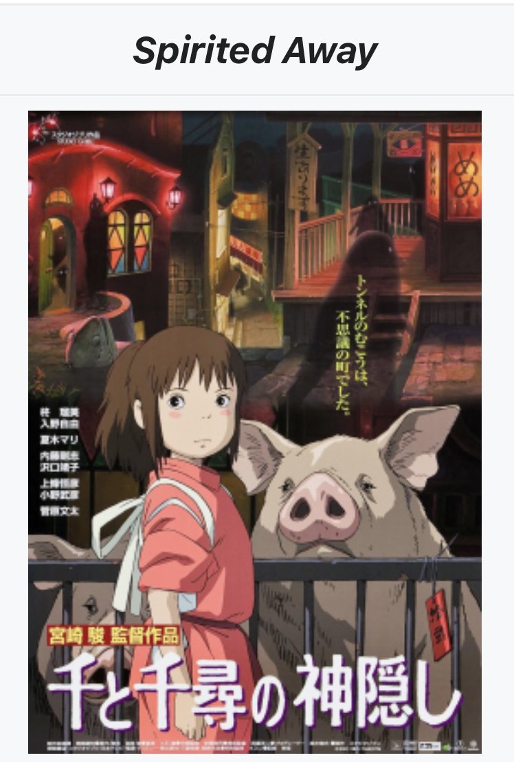 matteobenve99's tweet photo. @NoContextHumans No doubt. Especially the scene when the parents become pigs https://t.co/13VWRocpFV