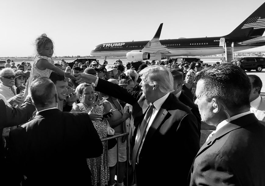 DanScavino's tweet photo. 45🛬New Orleans, Louisiana… https://t.co/AoN3sEe9iz