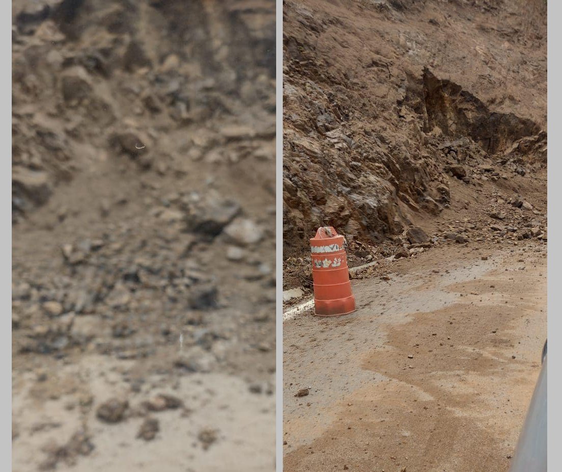 RadioCosta_'s tweet photo. #AlMomento #UNIRnoticias | Informa @Bomberos_Autlan que atienden al menos 2 zonas con #Derrumbes en #CarreteraEstatal556 #Autlán - #VillaPurificación, sobre Km.12 y otro que obstaculiza todo un carril en Km.24.
Recomiendan #Extremar #Precauciones y #Evitar transitar por la zona https://t.co/XYlVAMVw2Q