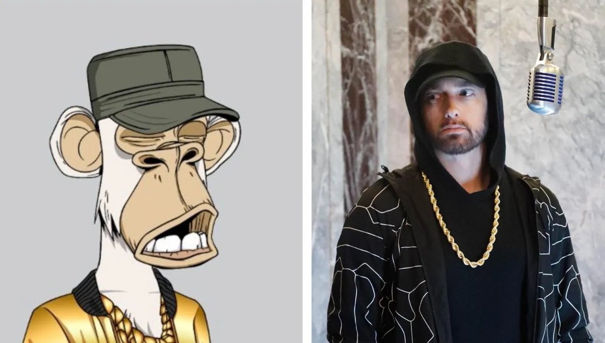 Dude whoever sold the Eminem Bored ape to the man himself at the schmico top for $460k was a gotdamn genius.