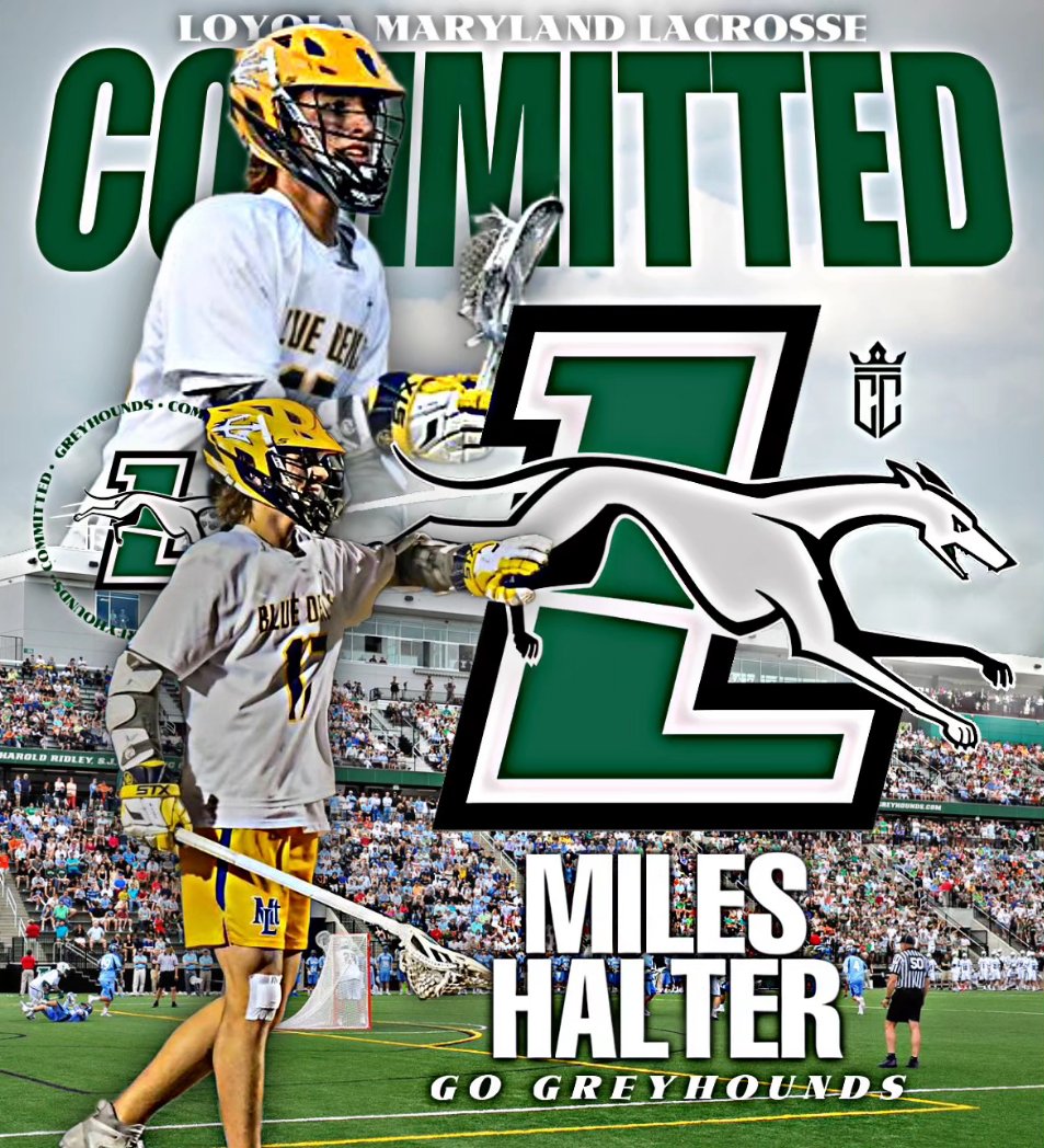 I am very excited to announce my commitment to play D1 Lacrosse at Loyola University. Thank you to all my family, coaches, and friends who have helped me through this process.
Go Greyhounds!🌚🟢