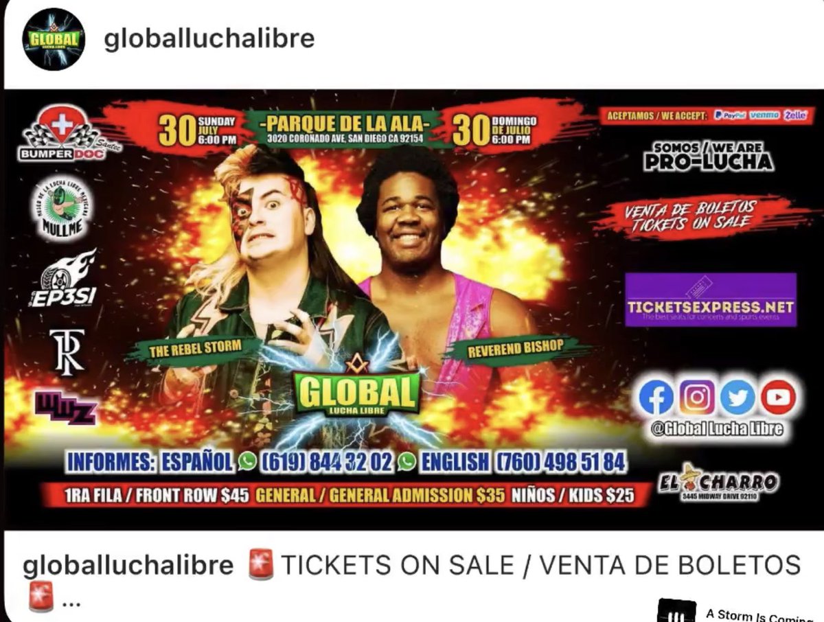 RevBThunderbird's tweet photo. 7/30 LAWD sends me to rid the world from the derty #global #LuchaLibre #prowrestler #bishopthunderbird https://t.co/pDcvlsPyIw