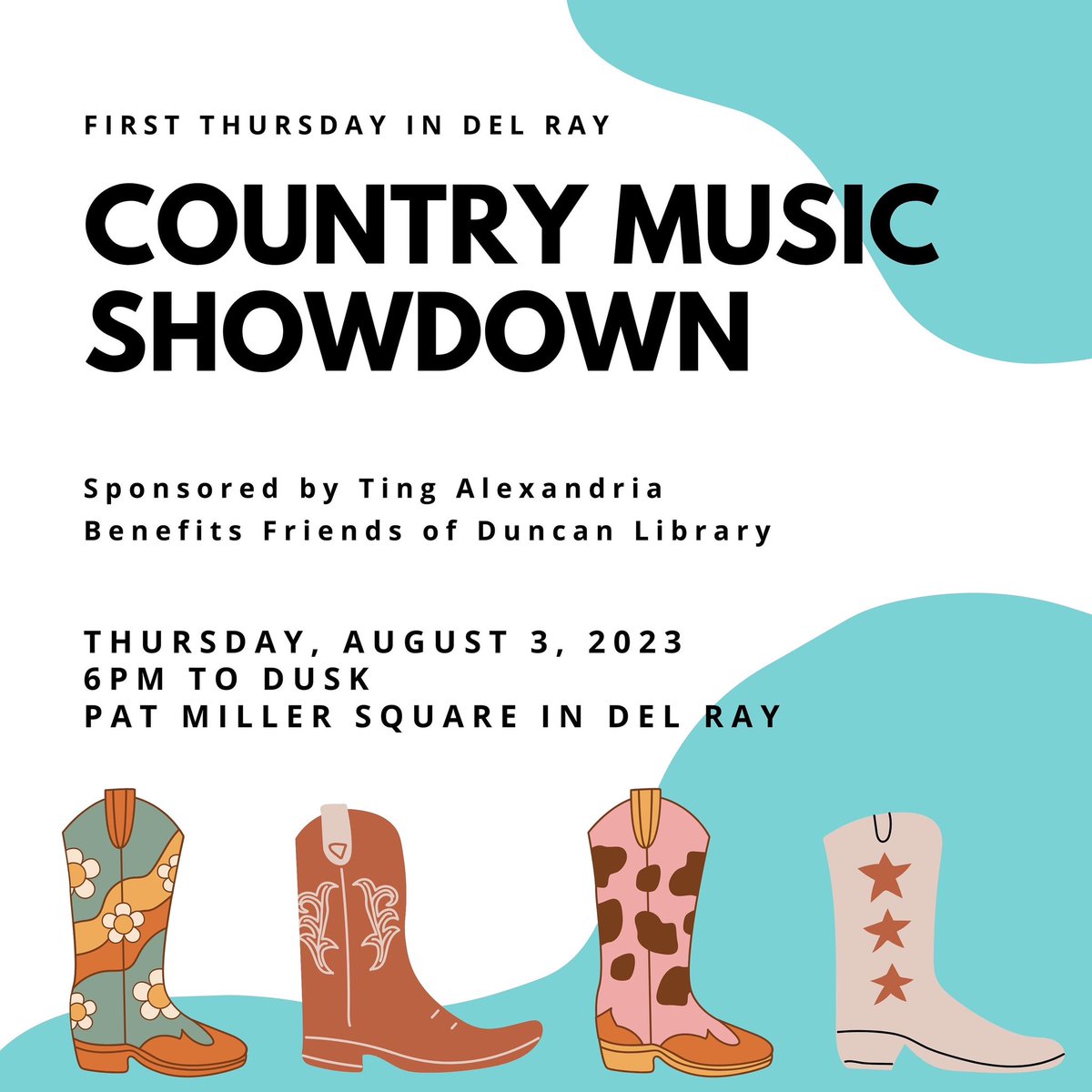 We are excited to announce that the Friends of Duncan Library will be the featured community non-profit for the the Del Ray Business Association's upcoming First Thursday. Come check out the fun and say hi at the Friends of Duncan Library table 😃