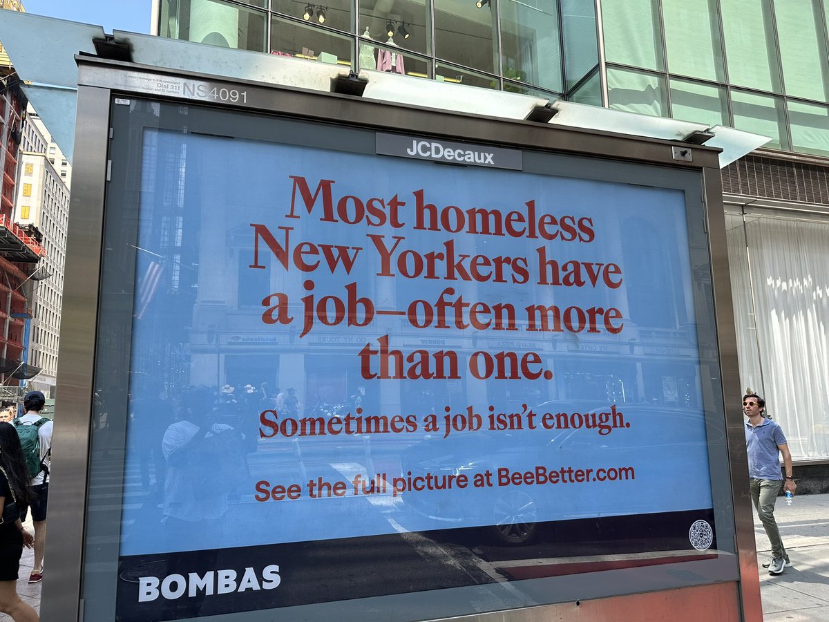 DrAhmednurAli's tweet photo. Having a job is often not enough in a system that requires homelessness and poverty to function. https://t.co/QHh8ReW043