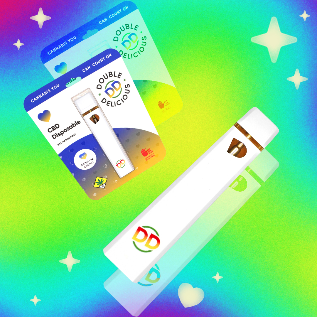 DoubleCannabis's tweet image. Find your perfect CBD balance this summer with our CBD ratio disposables! Discover the harmony of relaxation and clarity as you soak up the sun. With each puff, let the gentle embrace of CBD guide you towards a tranquil state of mind. ☀️🌿💚