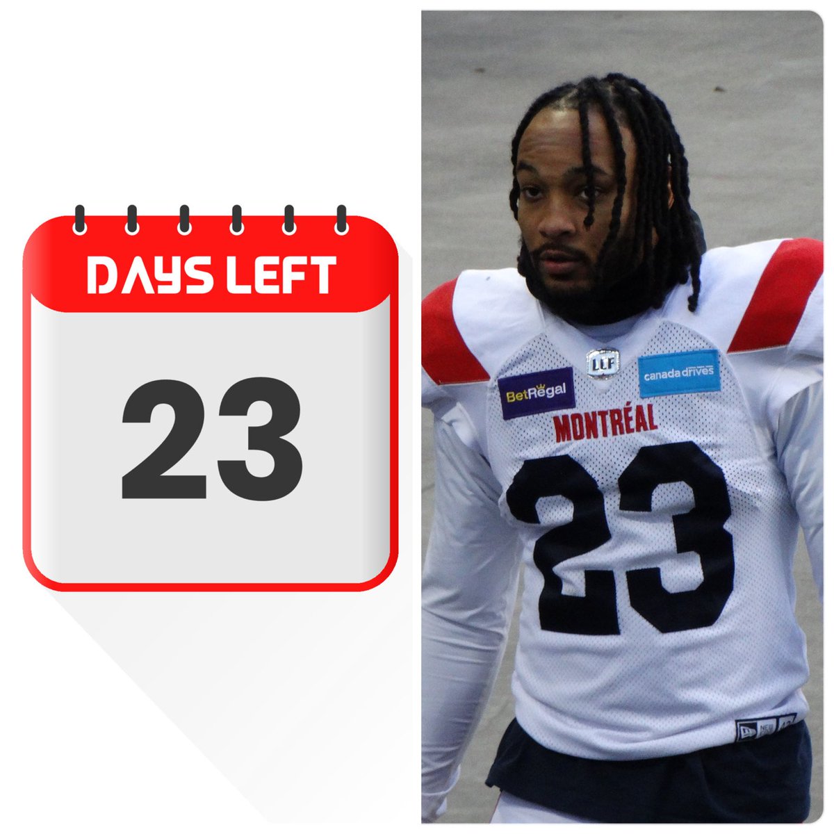 ToCreek's tweet photo. CreekBoyz DB of the ⁦@MTLAlouettes⁩ representing 23 Days. ⁦@_Highflier8⁩ https://t.co/nIvSnGSeRh