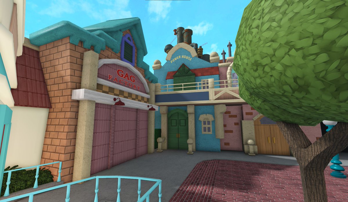 YourGhostHost2's tweet photo. I'm a bit of a slow builder, but progress is still being made! I know introduce to you... Downtown Toontown! #bloxburgbuilds #bloxburg @heybloxburg @FroggyHopz_RBLX @RBX_Coeptus @ItsPeetahBread https://t.co/7OIpvJ3Pl1