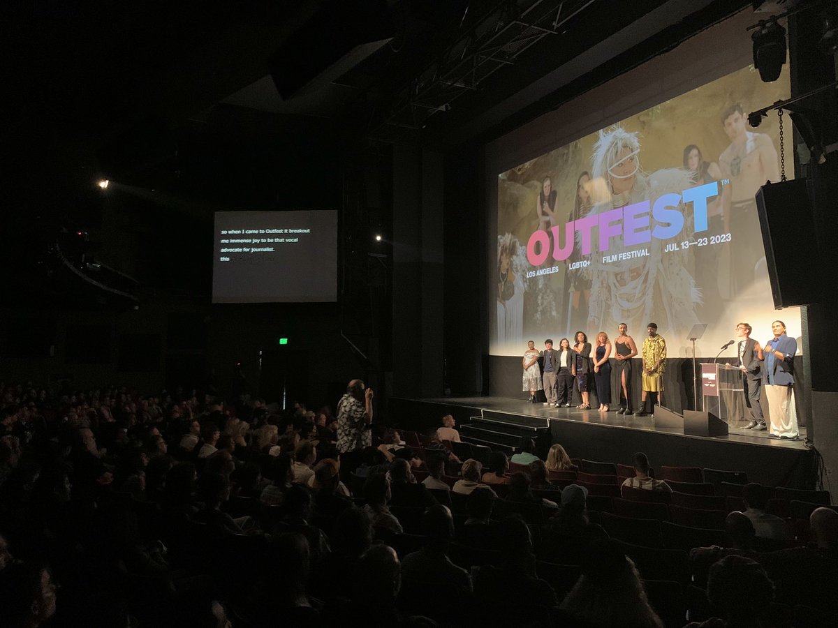 An incredible evening at the LA premiere of @ChasingAmyDoc to a packed 900-seat house at the @TheMontalban for closing night of @Outfest! Thankful for friends who came out, said nice things, laughed big, shed tears, gave hugs, and helped support @filmhunk. ❤️ #ChasingChasingAmy