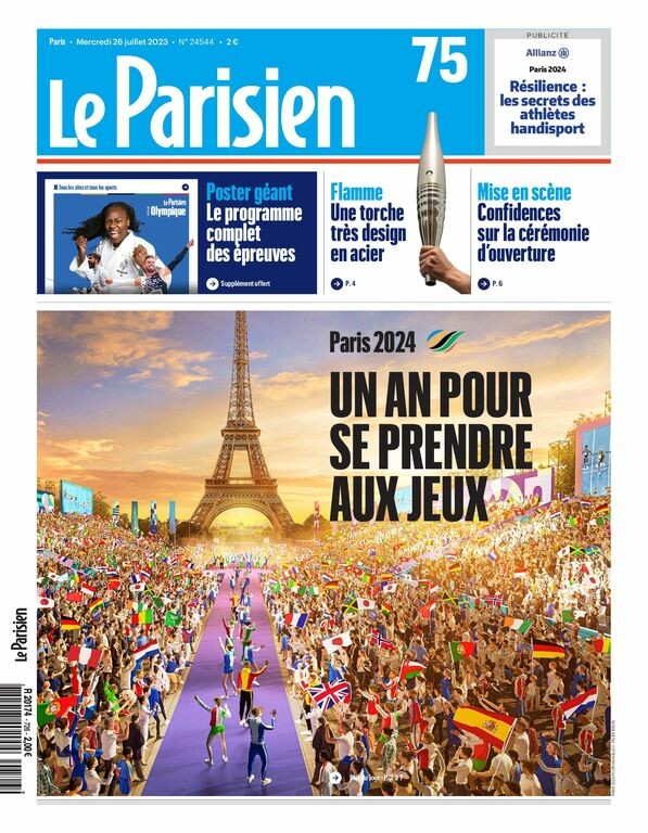 le_Parisien's tweet photo. 📰 La une du Parisien du 26 juillet

➡️ https://t.co/i5PQRcoMdg https://t.co/NgWPJQlIga