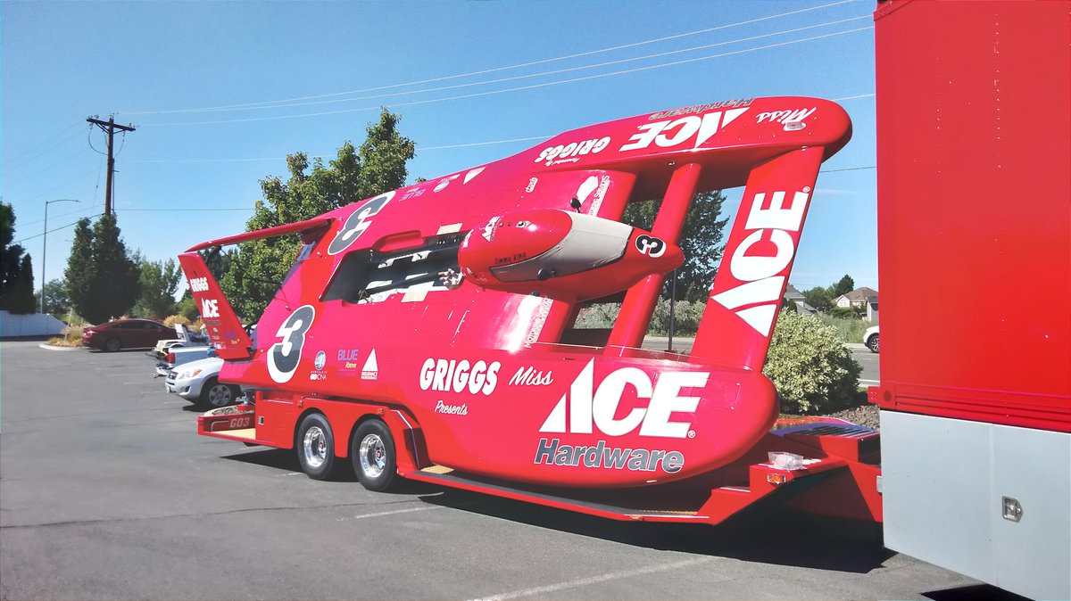 Say what you want about your local <a href="/AceHardware/">Ace Hardware</a>  store, but <a href="/GriggsDeptStore/">Griggs DeptStore</a> has really cool stuff. The <a href="/go3racing/">Go 3 Racing</a> Team is here for <a href="/Water_Follies/">Tri-City Water Follies</a> which runs in <a href="/KennewickWA/">City of Kennewick</a> this Friday - Sunday (July 28-30). <a href="/H1Unlimited/">H1 Unlimited</a>