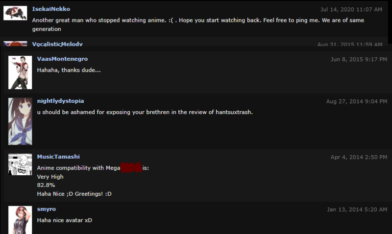 That feeling when people are sending you messages 12 years later. Then you magically rediscover your old password.