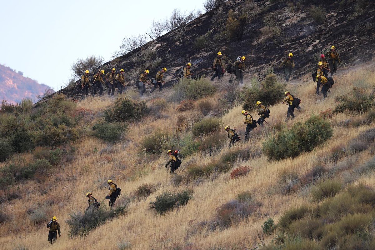SwansonPhotog's tweet photo. #aguafire #wildfire #lafd #calfire #california #losangeles #hotshots

#onassignment @afpphoto https://t.co/ZzLtuURdbI