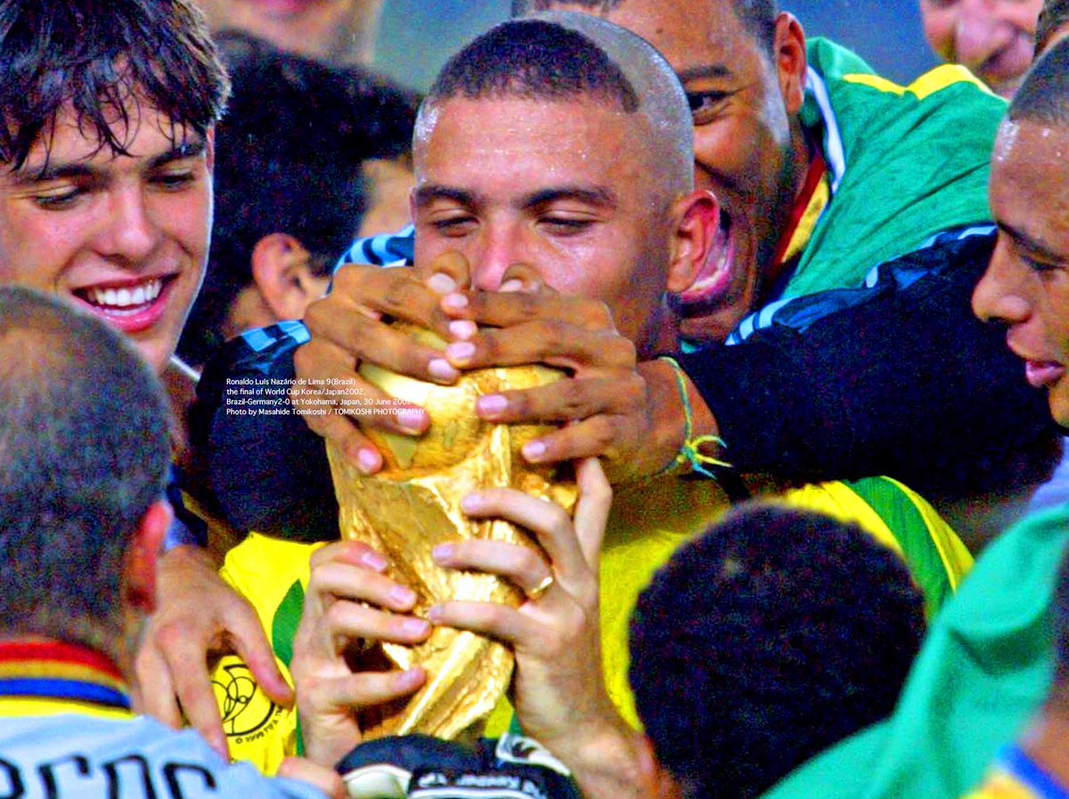 Ronaldo 9(Brazil) the final of World Cup Korea/Japan2002, Brazil