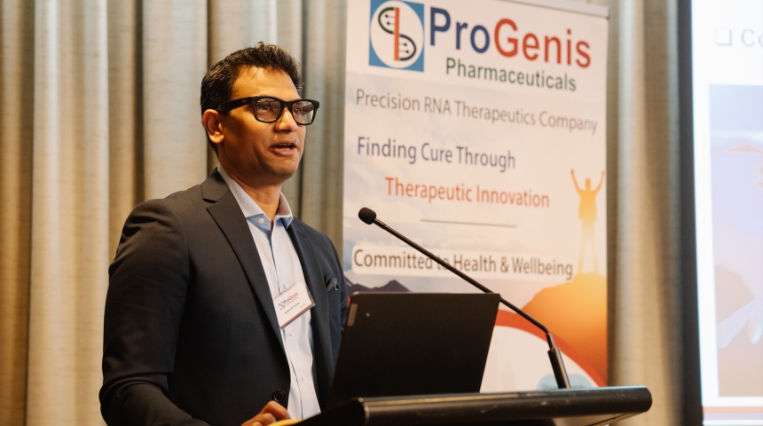 Cutting edge health research from Murdoch has taken a step closer to the clinic with the launch of ProGenis Pharmaceuticals. 'We believe precision medicine has the potential to transform healthcare,” founder Associate Professor @RakeshVeedu says. loom.ly/eXm1dGs