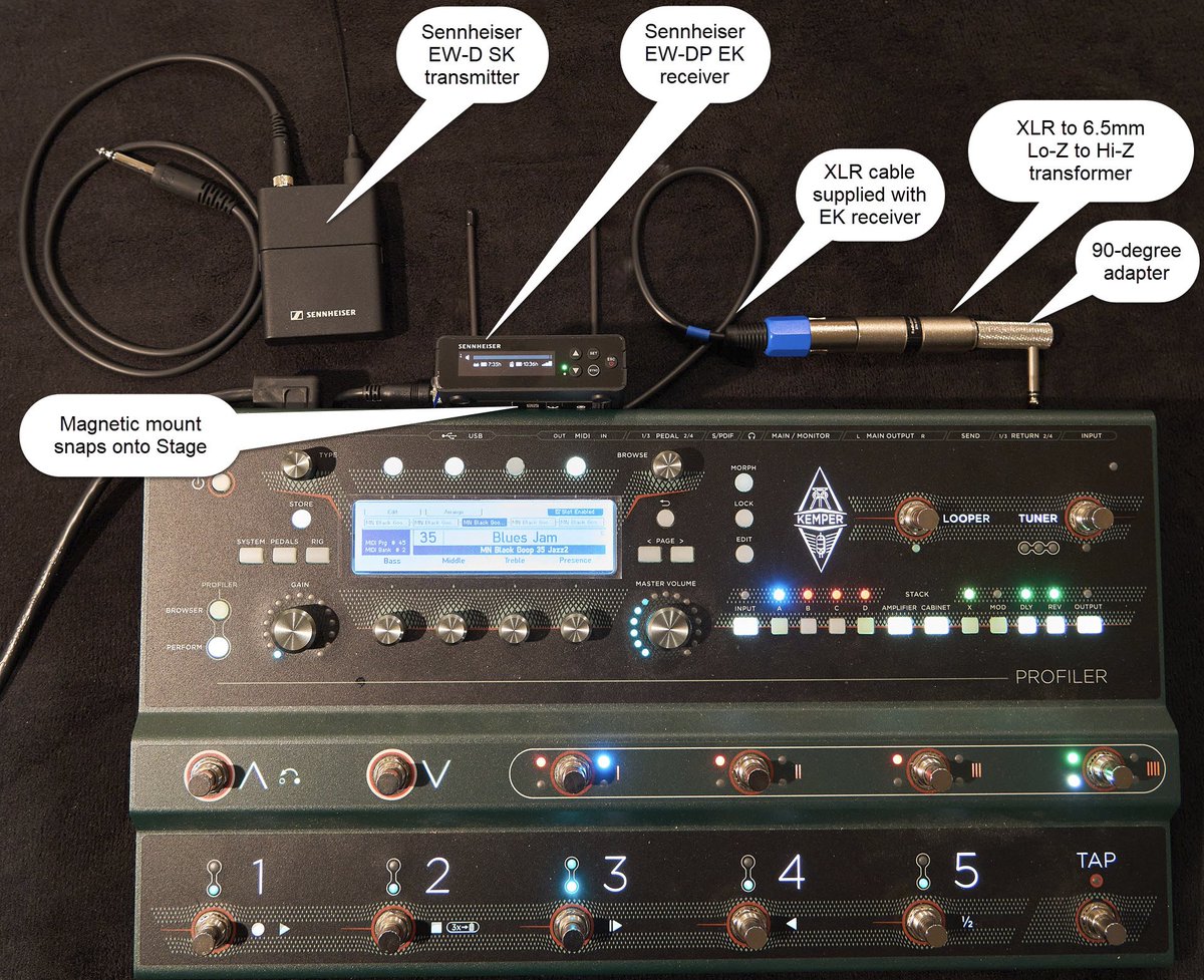 ST_Muso's tweet photo. Here's how I use Sennheiser EW-D and EW-DP with my Kemper Stage profiler.
https://t.co/rRjzfkTBzH
#Sennheiser #EWD #EWDP #Kemper https://t.co/8asLieNZUU