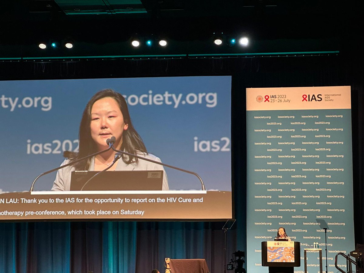 MWeerasuria's tweet photo. @JillianLau1 with a knock out🥊 summary of the #HIVcure forum at #IAS2023!! So exciting to hear about all the new developments! 🎉 @HIVcureAU https://t.co/LhmT1dDuFT