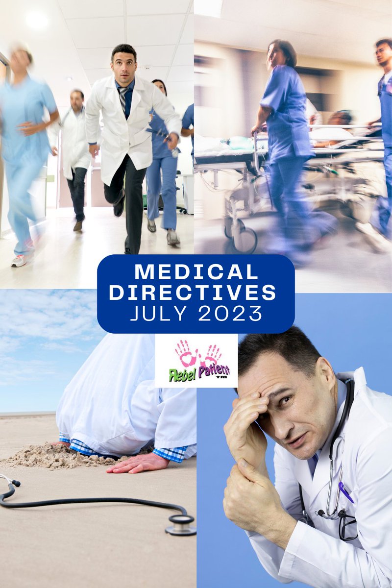 DrMargaretShow's tweet photo. Medical Directives updated for July 2023:
Doctors and nurses used to run to a code. Now, they cause them and hide their heads in the sand. Murderers.
https://t.co/6HSP2OSc0J
#MedicalDirectives #hospitals #Remdesivir #hospitalprotocols #protocolkills #GraceSchara https://t.co/QQ2l6Eewlg
