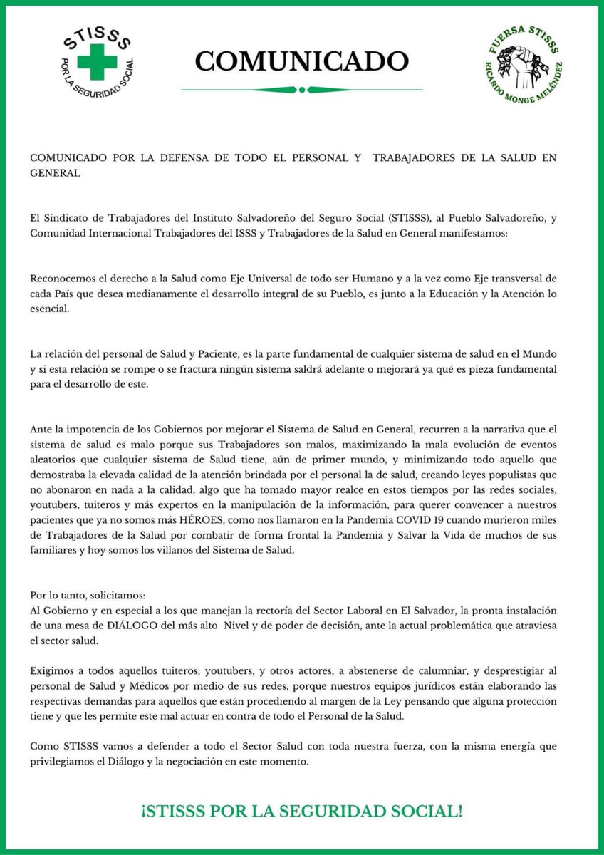 RicardoMonge32's tweet photo. Para que todo diálogo sea honesto y transparente hay que despojarse de todo interés, el regimen de excepción es para criminales, delincuentes, pandilleros, narcotraficantes, secuestradores, al instalar una mesa de diálogo lo primero que hay que retirar es el regimen de excepción. https://t.co/20jZJSFWad