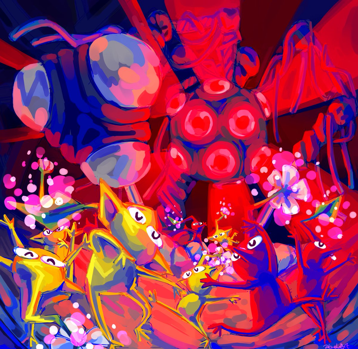 EndsArt's tweet photo. DISCOTHEQUE

#pikmin4 https://t.co/YX15Cm46xD