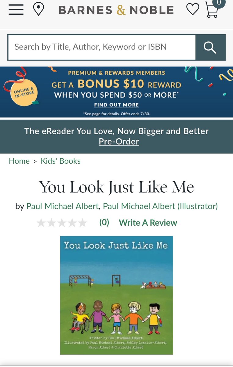 The book that is written and illustrated by my husband (with the help of our children) is for sale on Barnes and Noble 😱 <a href="/SillyBrainBooks/">Silly Brain Books</a>