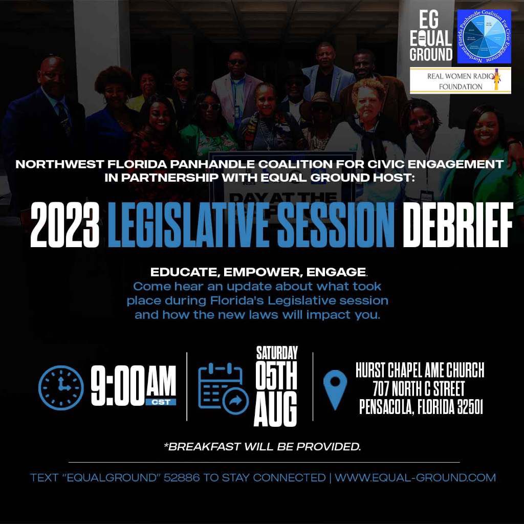escambiafldems's tweet photo. This is an excellent opportunity to come out and hear about the 2023 Legislative Session and how the new laws impact you. 

The event is free but you need to register at https://t.co/nOBzgn6sie

Breakfast will be served https://t.co/AyyD9avEhV
