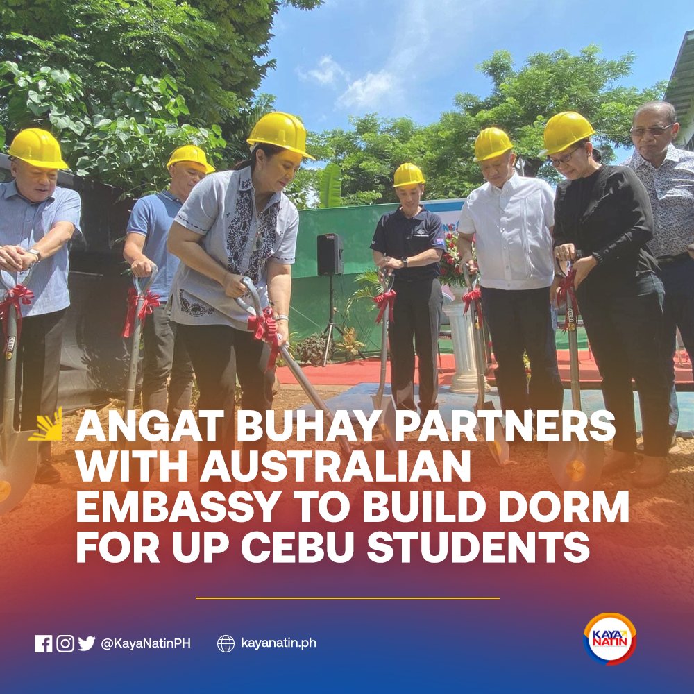 Atty. Leni Robredo partners with the Australian embassy to build a dormitory for Highschool girls of UP Cebu. The said dormitory will be free and help students achieve quality education.