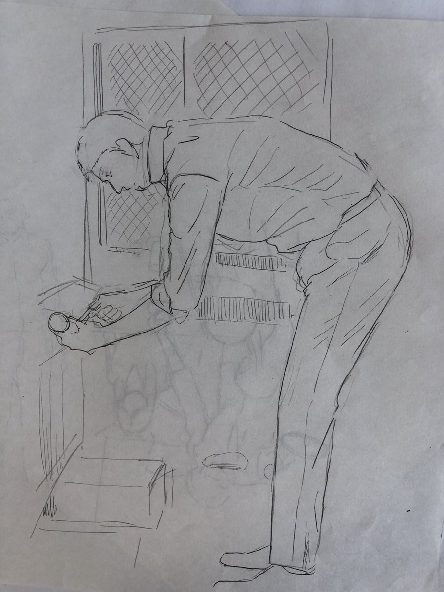 デッサン 一場面を描く練習