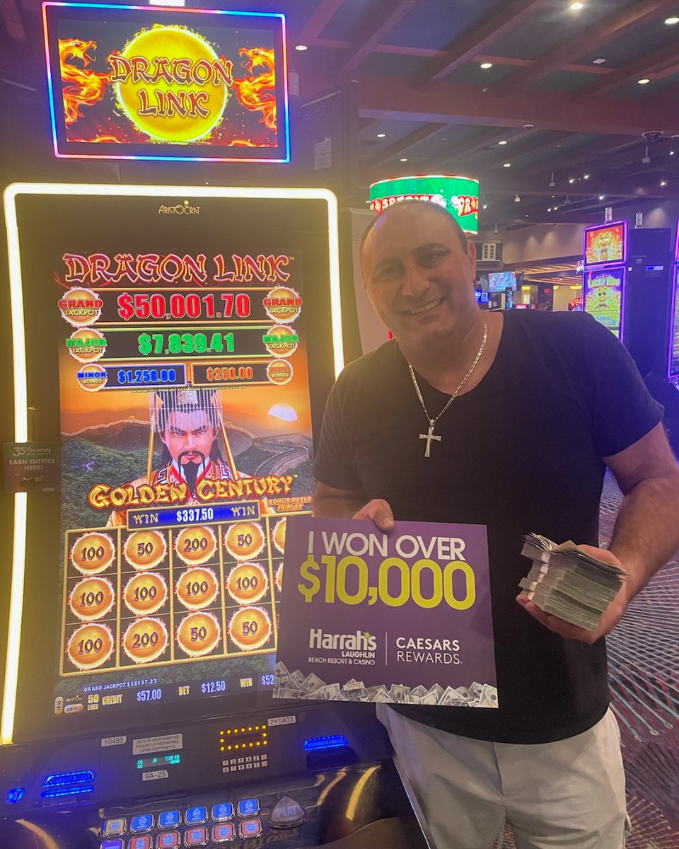 Winner, Winner 😍  🤑 
$52,475 on Dragon Link! 
Congratulations!!

Must be 21 or older to gamble. Know When To Stop Before You Start.® Gambling Problem? Call 1-800-522-470