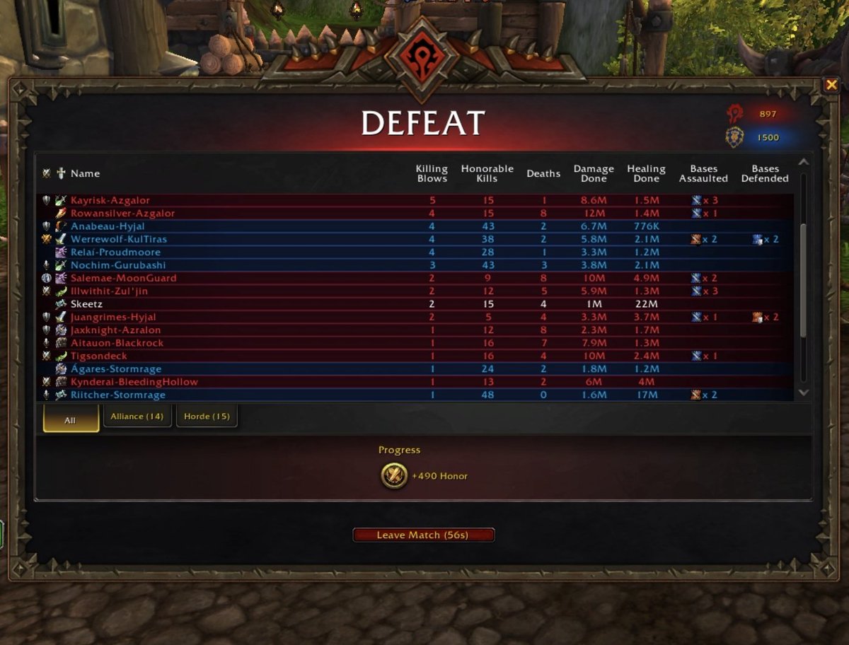 Defeat feels bad, but damn 22M heals feels good. Especially with starter gear. #worldofwarcraft #wow #pvp #Dragonflight #StayZer0