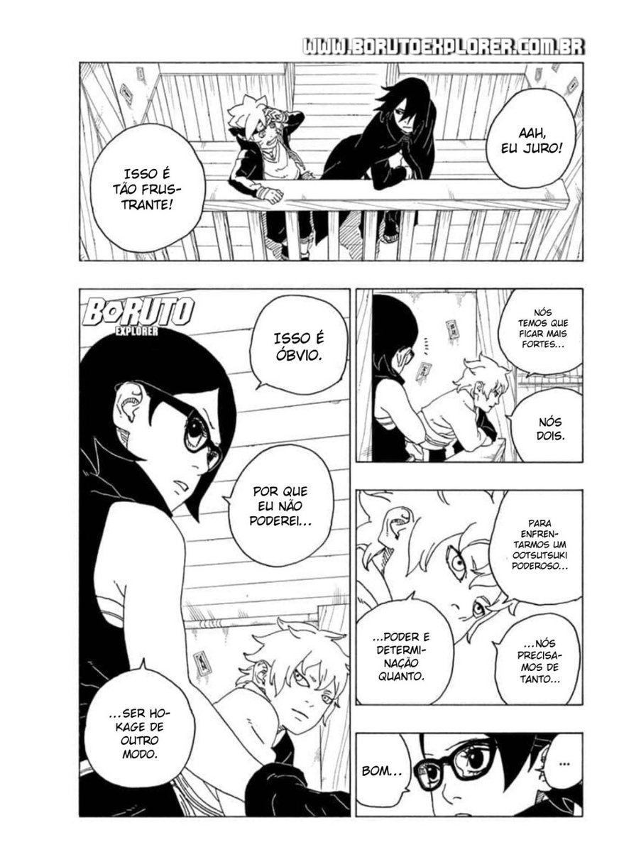 Borushiki_171's tweet photo. É doideira pensar que o #Mitsuke vai treinar pra poder enfrentar Otsutsukis poderosos no futuro. E que um deles, e também seu principal alvo é o #Boruto...
Será que veremos eles se enfrentando no futuro? Claro, Boruto tentaria de todas as formas não enfrentar seu amigo assim. https://t.co/1xDc7x2qO9
